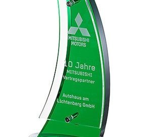 3D-Laser Acryl-Award Lasergravur
