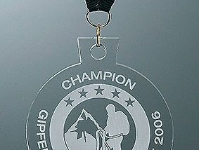 3D-Laser Acrylglas Medaille