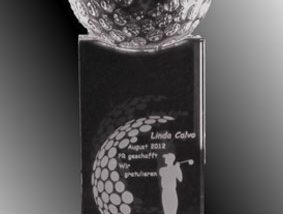 3D-Laser Golf-Award Fussball-Trophy