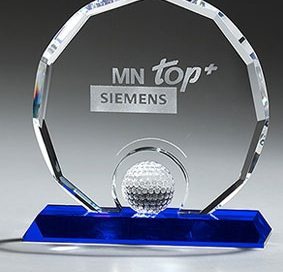 3D-Laser Golf Trophy Lasergravur
