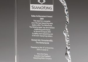 Acryl Award mit Lasergravur