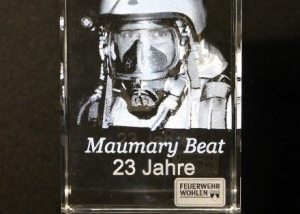 Feuerwehr Abtretungspreis Lasergravur
