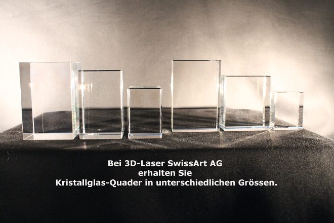 3D Laser Quader Kristallglas für Foto in Glas Glas Award - Trophäe