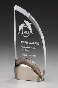 glas 3d award firma mitarbeiter ehrungspreis